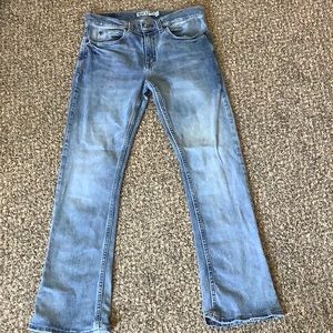 30 x 32 Bootcut Jeans Long Tall 32 x 32 Boot Cut Classic Denim Pants Stretchy